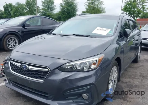 2018 Subaru Impreza 2.0I Premium z USA, uszkodzony, nr VIN 4S3GTAB66J3727026